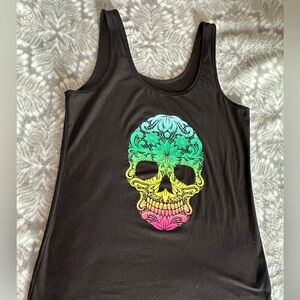 Tank top sugar skull